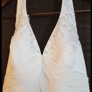 White wedding dress
